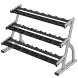 Life Fitness 3-Tier Short Saddle Dumbbell Rack (5-50)